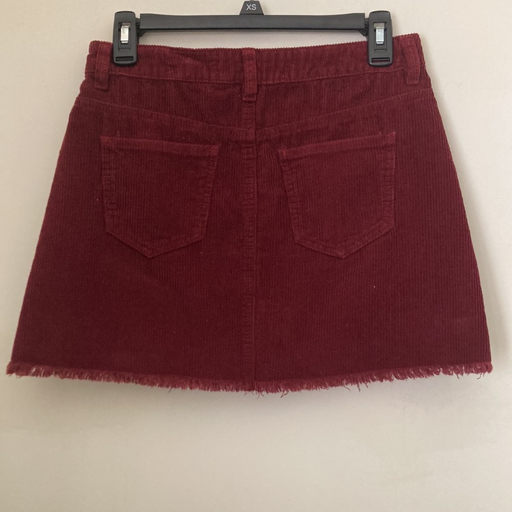 Trendy Corduroy Mini Skirt - Picture 2 of 8